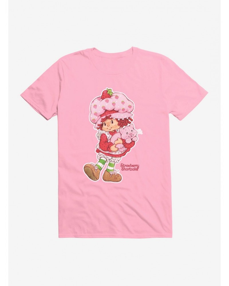 Strawberry Shortcake And Custard Kitty T-Shirt $8.41 T-Shirts