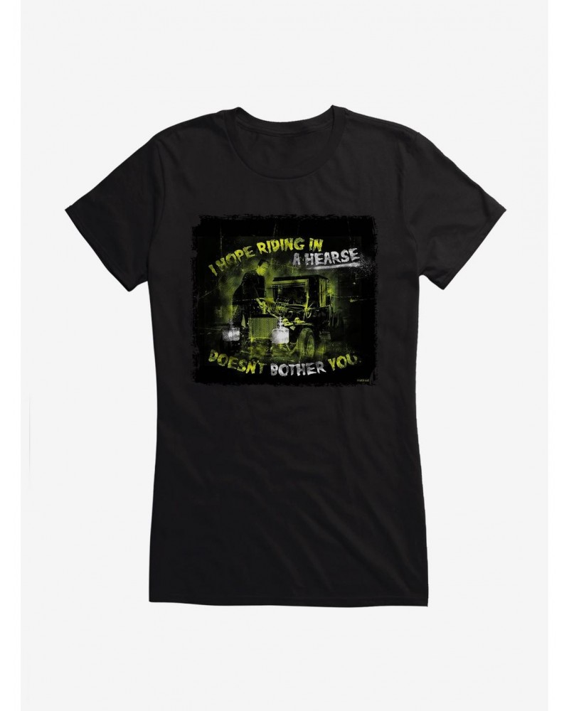 The Munsters Riding A Hearse Girls T-Shirt $6.57 T-Shirts