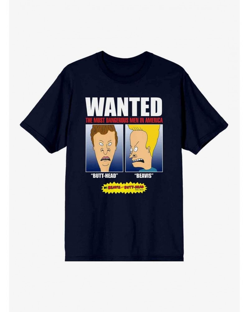 Beavis And Butt-Head Wanted T-Shirt $4.42 T-Shirts