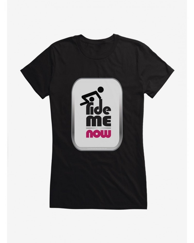 Jay and Silent Bob Reboot Ride Me Now Girls T-Shirt $8.57 T-Shirts