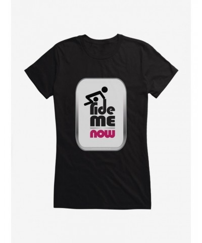 Jay and Silent Bob Reboot Ride Me Now Girls T-Shirt $8.57 T-Shirts