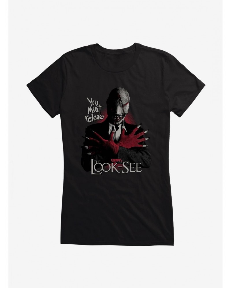 Crypt TV The Look-See You Must Release Girls T-Shirt $11.45 T-Shirts