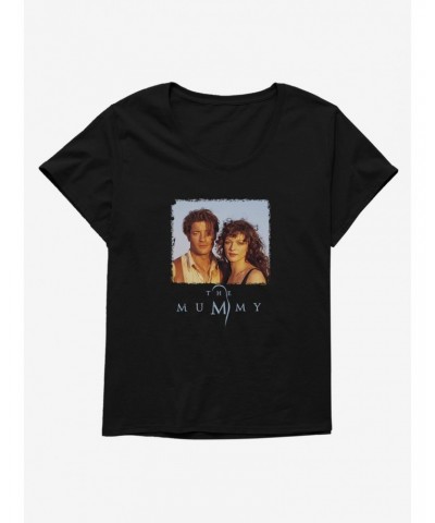 The Mummy Rick And Evelyn O'Connell Happy Couple Girls T-Shirt Plus Size $11.72 T-Shirts