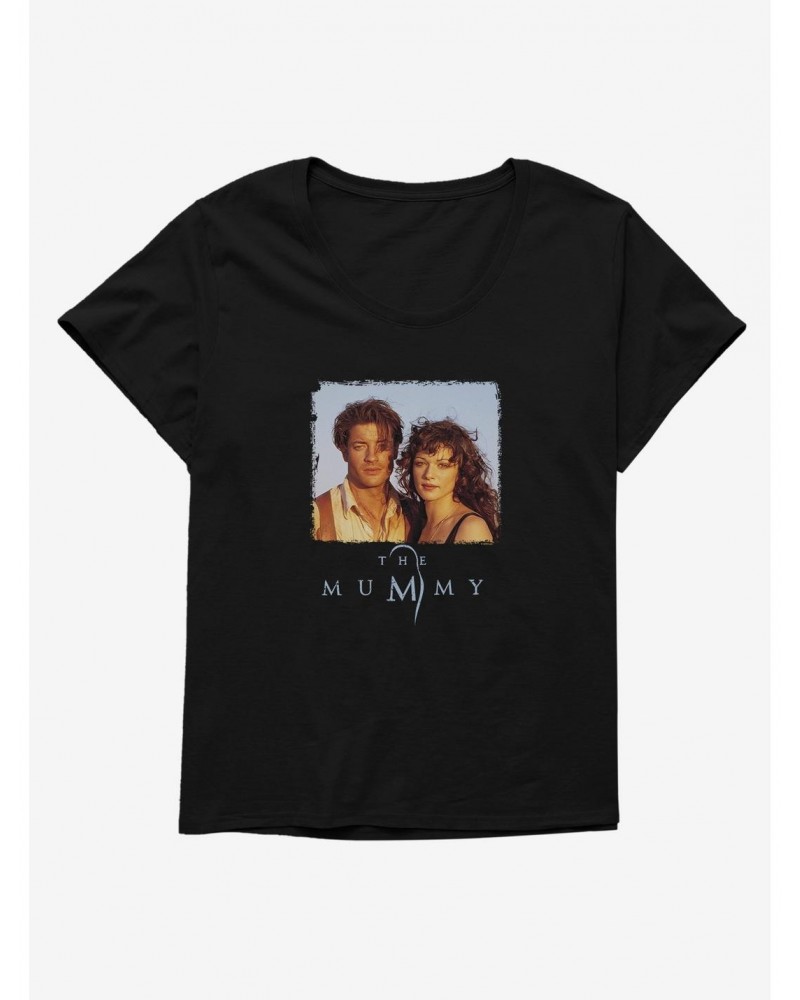 The Mummy Rick And Evelyn O'Connell Happy Couple Girls T-Shirt Plus Size $11.72 T-Shirts