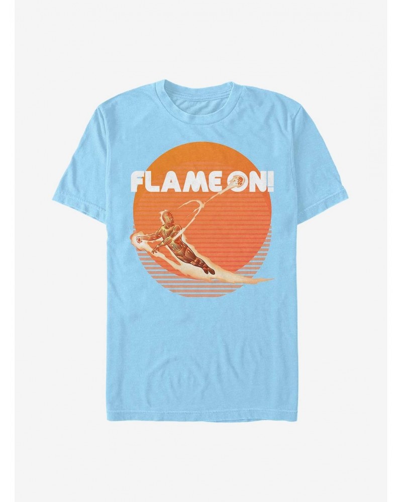 Marvel Fantastic Four Retro Flame T-Shirt $8.41 T-Shirts