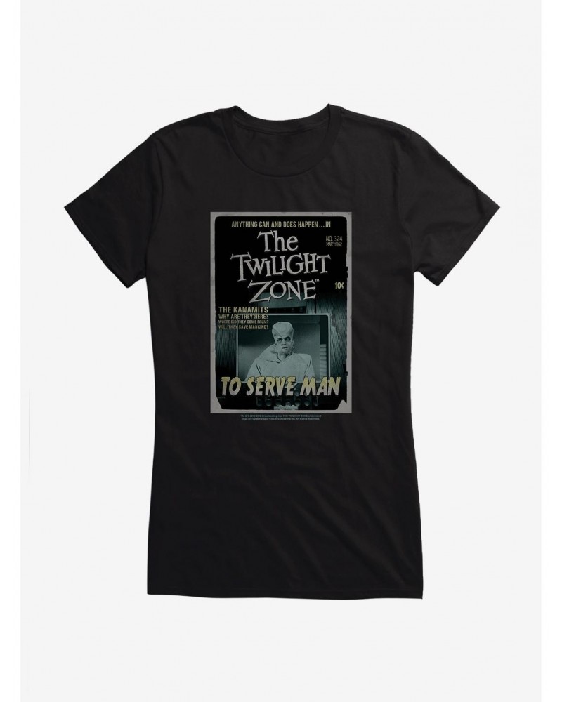 The Twilight Zone To Serve Man Girls T-Shirt $5.98 T-Shirts