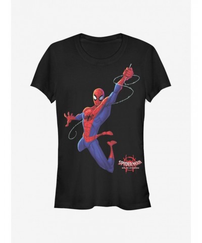 Marvel Spider-Man: Into The Spider-Verse Real Spider-Man Girls T-Shirt $5.50 T-Shirts