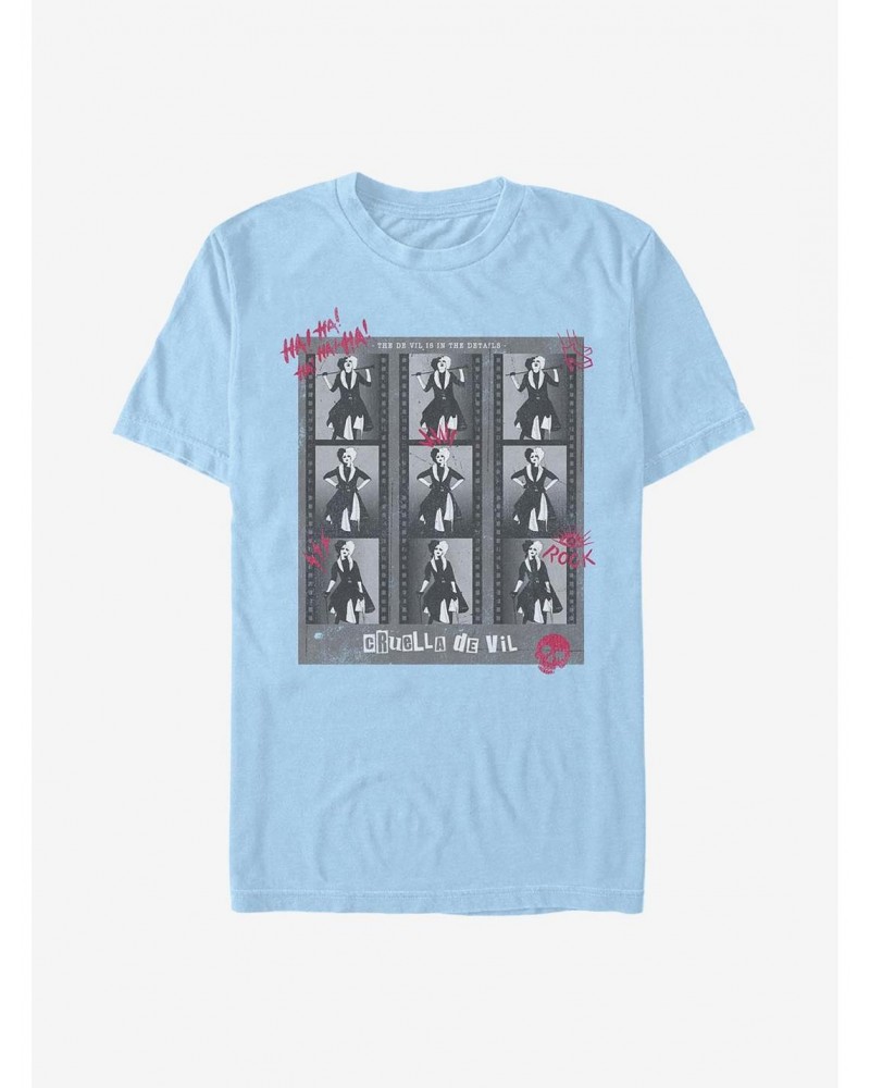 Disney Cruella Film Negatives T-Shirt $9.80 T-Shirts