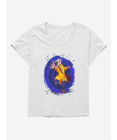 Laika Fan Art Coraline Escaping Paradise Girls T-Shirt Plus Size $11.36 T-Shirts