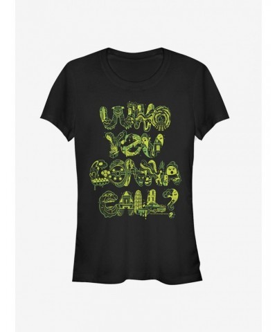 Ghostbusters Who You Gonna Call Doodle Girls T-Shirt $6.77 T-Shirts