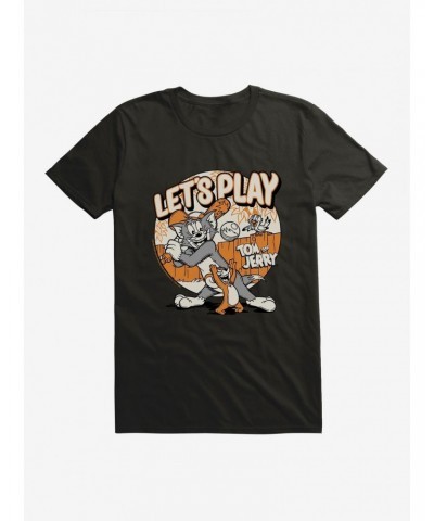 Tom and Jerry Let's Play Baseball T-Shirt $8.22 T-Shirts