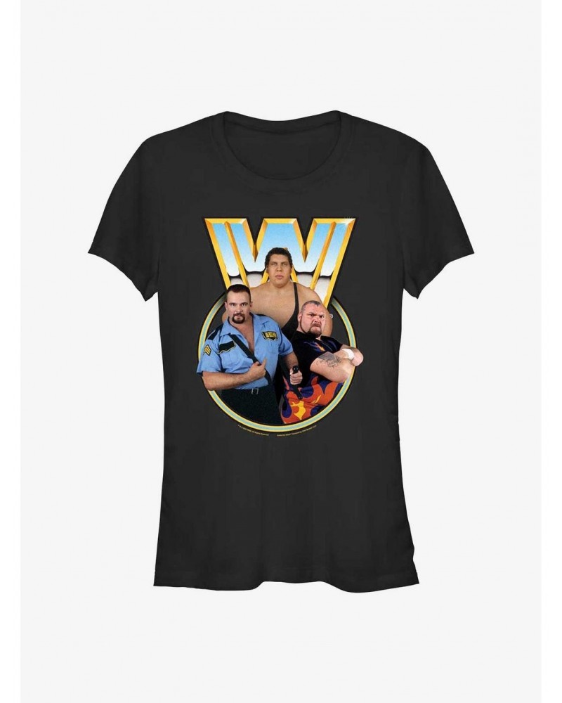 WWE Andre The Giant, Big Boss Man & Bam Bam Bigelow Girls T-Shirt $9.76 T-Shirts