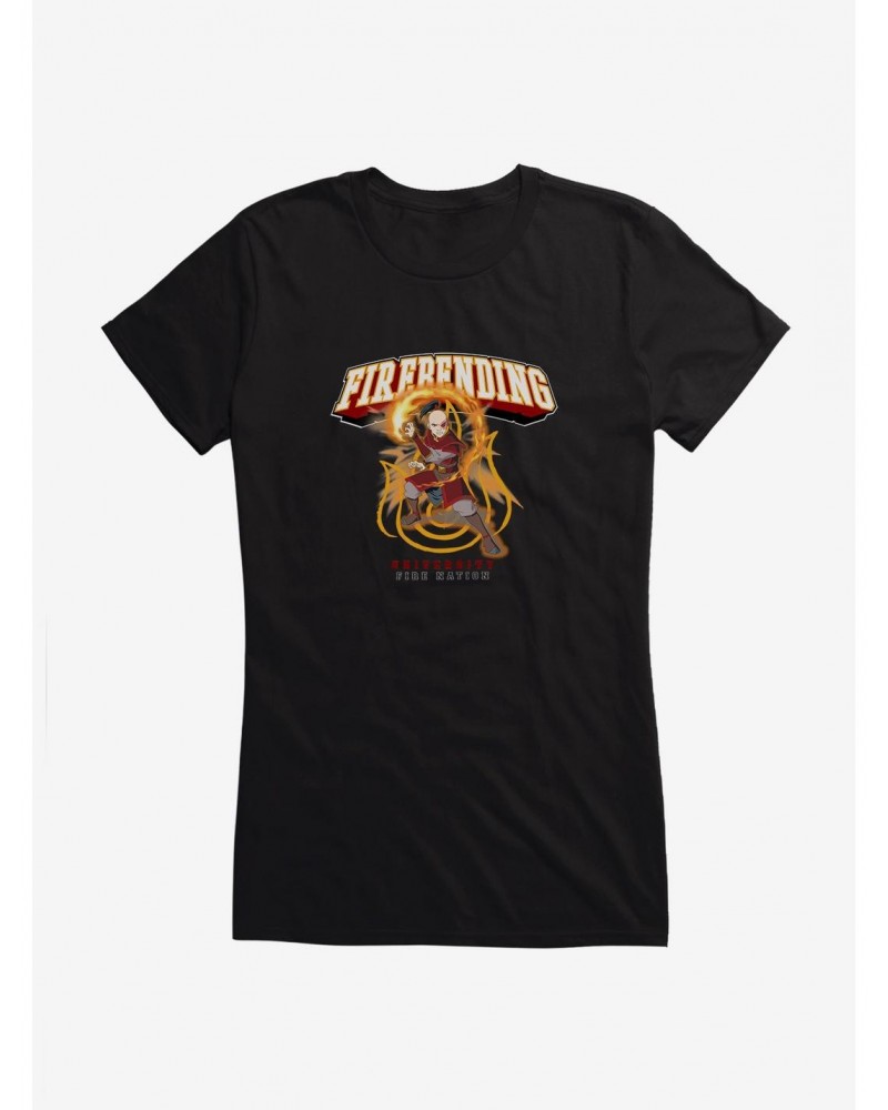 Avatar: The Last Airbender Firebending University Girls T-Shirt $6.18 T-Shirts