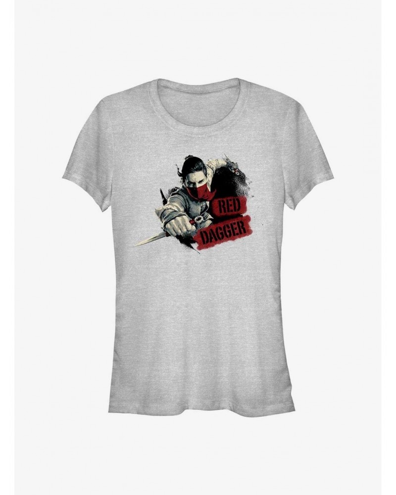 Marvel Ms. Marvel Red Dagger Badge Girls T-Shirt $6.18 T-Shirts