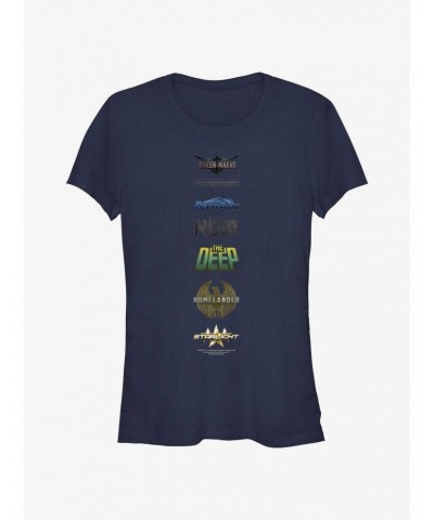 The Boys The Seven Logos Girls T-Shirt $4.85 T-Shirts