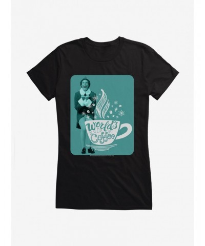 Elf World's Best Coffee Girls T-Shirt $9.21 T-Shirts