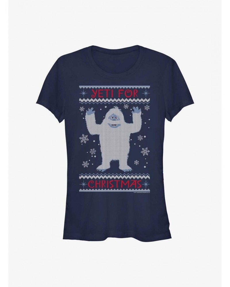 Rudolph The Red-Nosed Reindeer Yeti Ugly Girls T-Shirt $7.77 T-Shirts