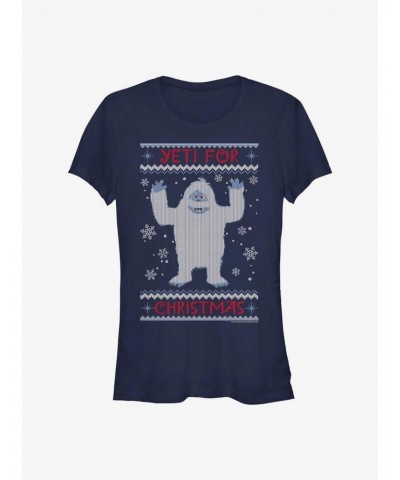 Rudolph The Red-Nosed Reindeer Yeti Ugly Girls T-Shirt $7.77 T-Shirts