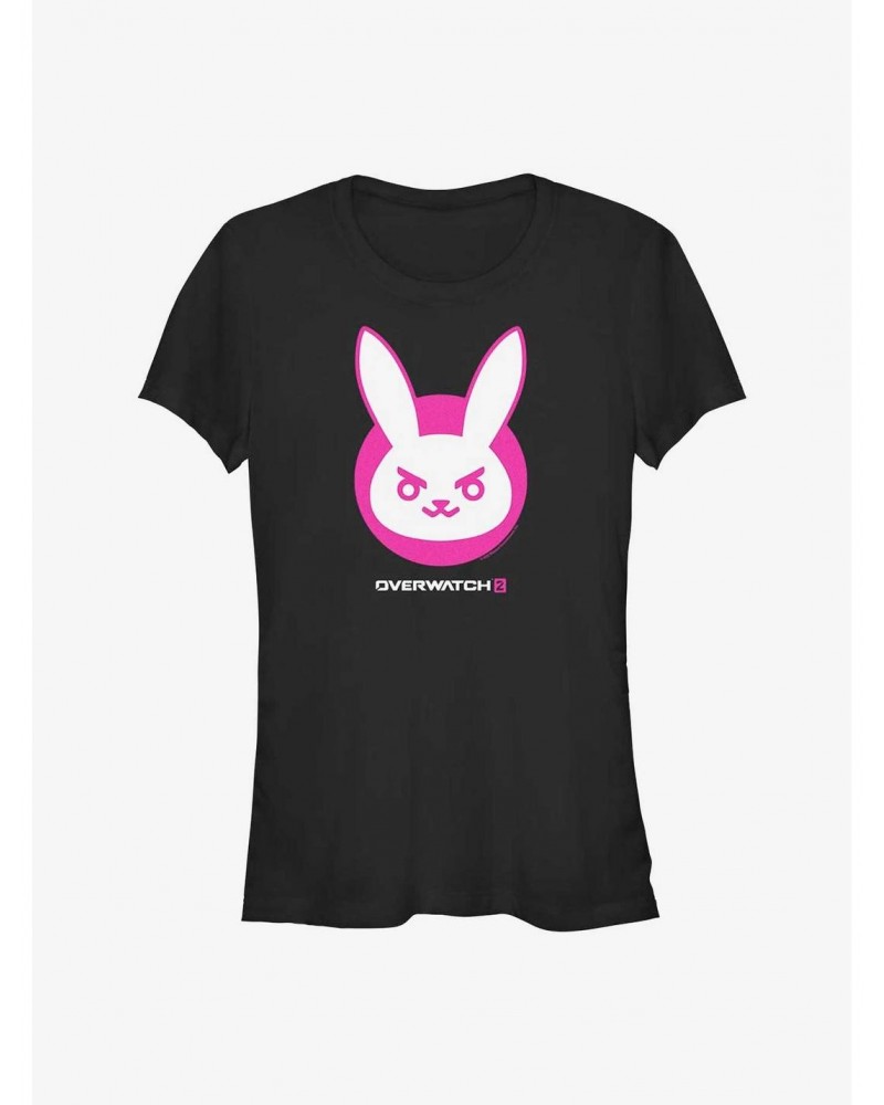 Overwatch 2 D.Va Icon Girls T-Shirt $5.93 T-Shirts