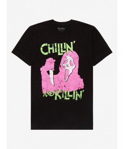 Scream Ghost Face Chillin' And Killin' T-Shirt $8.60 T-Shirts