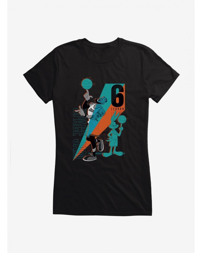 Space Jam: A New Legacy LeBron And Bugs Bunny 6 Girls T-Shirt $9.16 T-Shirts